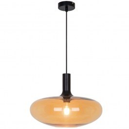 Φωτιστικό Οροφής Convex 4278101 Φ39,5x133cm 1xE27 40W Black-Honey Viokef BLACK-HONEY