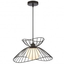 Φωτιστικό Οροφής Belinda 4275100 Φ45x150cm 1xE27 40W Black-White Viokef BLACK-WHITE
