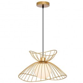 Φωτιστικό Οροφής Belinda 4275101 Φ45x150cm 1xE27 40W Gold-White Viokef GOLD-WHITE