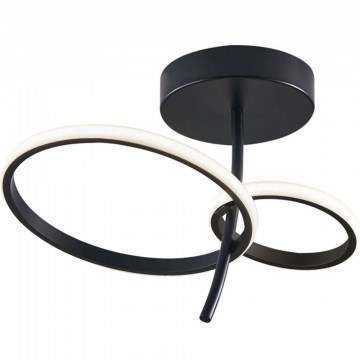 Ceiling Lamp Double 4275900 38x27,5 Led 1093lm 24W Black Viokef