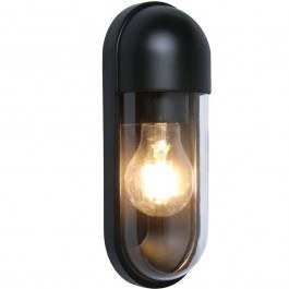 Φωτιστικό Τοίχου - Απλίκα Cap 4298000 9,6x8,8x24cm 1xE27 15W Black Viokef BLACK