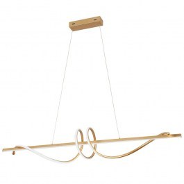 Ceiling Lamp - Rail Claudia 4291401 120x21x120cm Led 1600lm 47W 3000K Gold Viokef GOLD