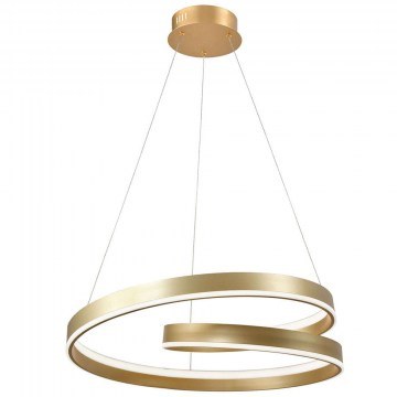 Pendant Lamp Capri 4291301 D60x120cm Led 1726lm 59W 3000K Gold Viokef