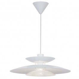 Pendant Lamp Nino 4297100 D45x15,5cm 1xE27 40W White Viokef WHITE