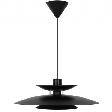 Pendant Lamp Nino 4297101 D45x15,5cm 1xE27 40W Black Viokef