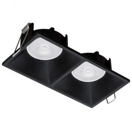 Recessed Spot Fino 4225101 15,2x7,7x8cm 2xGU10 35W Black Viokef BLACK