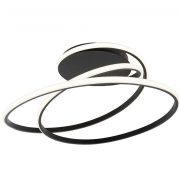 Ceiling Lamp Mily 4301501 54x24cm Led 2007lm 41W 3000K Black Viokef