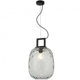 Φωτιστικό Οροφής Lucy 4302801 Φ30x150cm 1xE27 40W Fume-Black Viokef FUME-BLACK