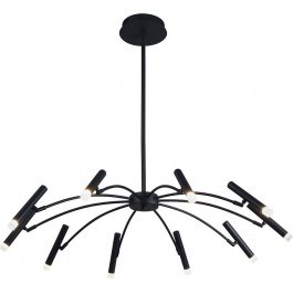 Φωτιστικό Οροφής Secret 4309000 Φ80x130cm Led 2885lm 50W 3000K Black Viokef BLACK