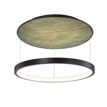 Suspended Light Marilia 4320000 LED 34W 3000K 491Lm 50x40cm Brown-Black Viokef