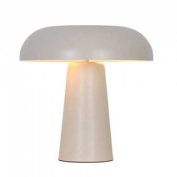 Table Lamp Superb 4338600 E27 2xMax 40W 30x31cm Beige-White Viokef