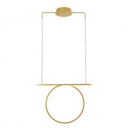 Pendant Light - Rail Kelsi 31W 3000K 1241lm 56x140cm Gold Viokef GOLD