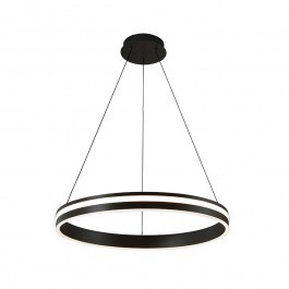 Φωτιστικό Οροφής Κρεμαστό Nesos 52W 3000K 1895lm 60x120cm Black Viokef BLACK