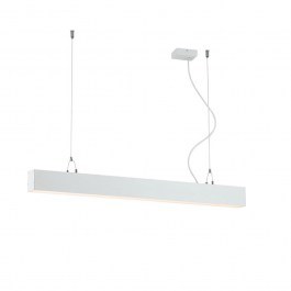 Linear Pendant Light Station Ultra 3911-00058-4-W-N 4000K 2700lm 58x120cm White Viokef WHITE