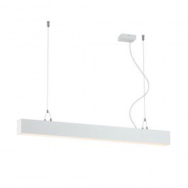 Linear Pendant Light Station Ultra 3911-00086-3-W-N 3000K 3848lm 86x120cm White Viokef WHITE