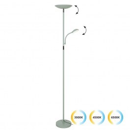Floor Lamp Nora 4351801 28W 3000K/4500K/6500K +3000K(reading) 1900lm 25x178cm Green Viokef GREEN