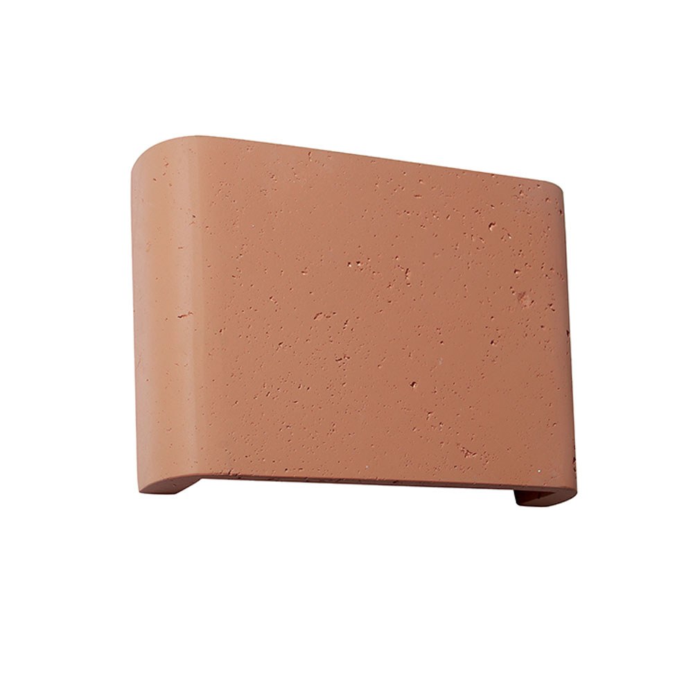 Φωτιστικό Τοίχου Adalin 4327801 7W 3000K 410lm 22,5x16cm IP65 Terracotta Viokef