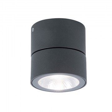 Σποτ Τοίχου - Οροφής Andria 4333700 13W 3000K 980Lm IP54 9x9-13cm Dark Grey Viokef