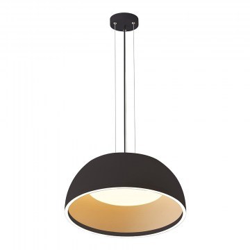 Orbital Pendant Light 4347300 50W 3000K 1608Lm IP20 50x150cm Black-Brushed Champagne Gold Viokef