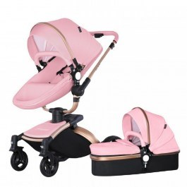 Stroller K-223B 2 In 1 360° Pink Agape PINK