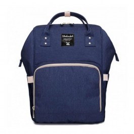 Τσάντα Μωρού Πλάτης B-303 39x18x24cm Blue-Beige Doko Club BLUE-BEIGE