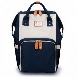 Τσάντα Μωρού Πλάτης B-313 42x28x21 Blue-Beige Doko Club BLUE-BEIGE
