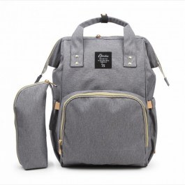 Diaper Backpack B-110 With Isothermal Case 42x21x27 Grey Eposha grey