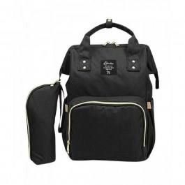 Diaper Backpack B-115 With Isothermal Case 42x21x27 Black Eposha Black