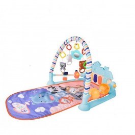 Χαλάκι Δραστηριοτήτων Με Ήχους Y-02 88x58x46 0 Μηνών + Light Blue Light Blue