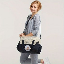 Τσάντα Μωρού B-53 Blue-Beige 