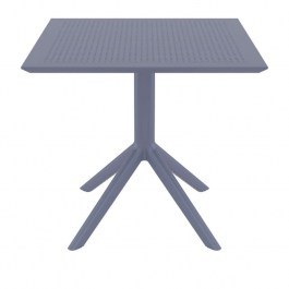Table Sky 20.0245 Dark Grey 80X80X74cm Siesta DARK GREY
