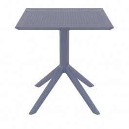 Τραπέζι Sky 20.0250 Dark Grey 70X70X74εκ. Siesta DARK GREY