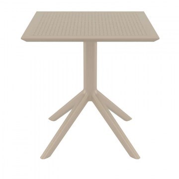 Τραπέζι Sky 20.0251 Dove Grey 70X70X74εκ. Siesta