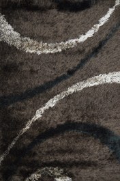 Χαλί Glamour Shaggy 7203 Brown-Black BROWN-BLACK