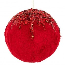 Χριστουγεννιάτικη Μπάλα 87918 12cm Bordeaux BORDO