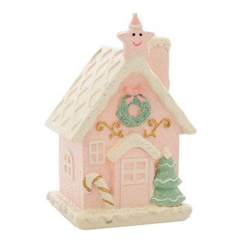 Christmas Decorative Figure Little House 86635 9,5x8x15cm Multi