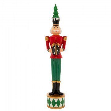 Christmas Decorative Figure Soldier 86859 9x10x47cm Multi
