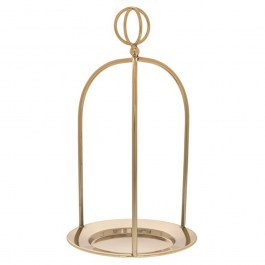 Tray With Handle 86764 17x31cm Gold GOLD