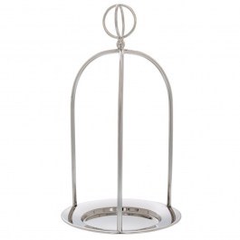 Tray With Handle 86765 17x31cm Silver SILVER