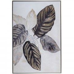 Πίνακας Ελαιογραφία Leaves 89100 80x120cm Multi