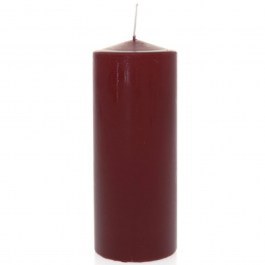 Κερί Κύλινδρος 36983 7x18cm Bordo BORDO