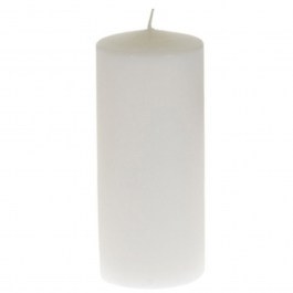 Κερί Κύλινδρος 16504 6x14cm White WHITE