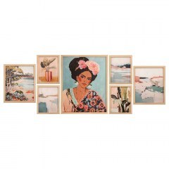 Πίνακες Τυπωμένοι (Σετ 7Τμχ) 89178 40x50/25x20cm Multi
