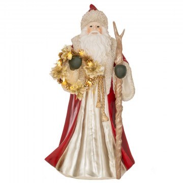 Christmas Decorative Figure With Led Light Santa Claus 90710 65x50x120cm Multi