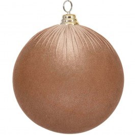 Χριστουγεννιάτικη Μπάλα Βελούδινη 90623 30cm Beige BEIGE