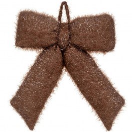 Φιόγκος Χνουδωτός 91718 33x40cm Brown BROWN