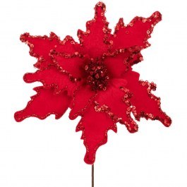 Λουλούδι - Κλαδί Αλεξανδρινό 90666 Φ35x45cm Red RED