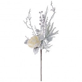 Flower - Branch Rose 82006 65cm Cream CREAM
