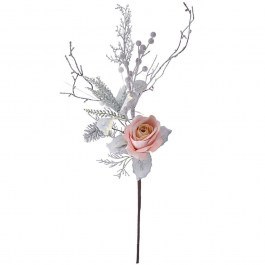 Flower - Branch Rose 82007 65cm Pink PINK