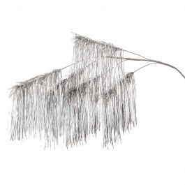 Χριστουγεννιάτικο Κρεμαστό Κλαδί 90457 130cm Silver SILVER